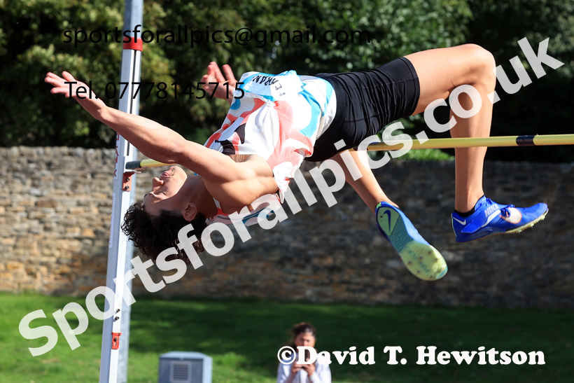 Decathlon high jump, 2025 EAP International Combined Events, Hexham, Northumberland.  Photo: David T. Hewitson/Sports for All Pics